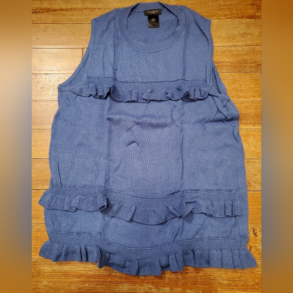 Ann Taylor cotton sleeveless sweater